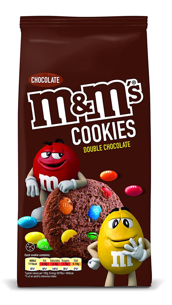 Buy m&m cookies double chocolate online in india. Buy all types of imported chocolates, imported chocolate, imported candy, imported candies, foreign chocolate, foreign chocolates, foreign snacks, foreign biscuites, foreign cookies, international chocolates, international snacks, imported cooikes, imported biscuits, imported cold drinks, imported drinks, dry fruits, dates, honey, spread, imported chips, imported wafers, imported marshmallow, imported jelly near you on https://www.chocoliz.com/ 