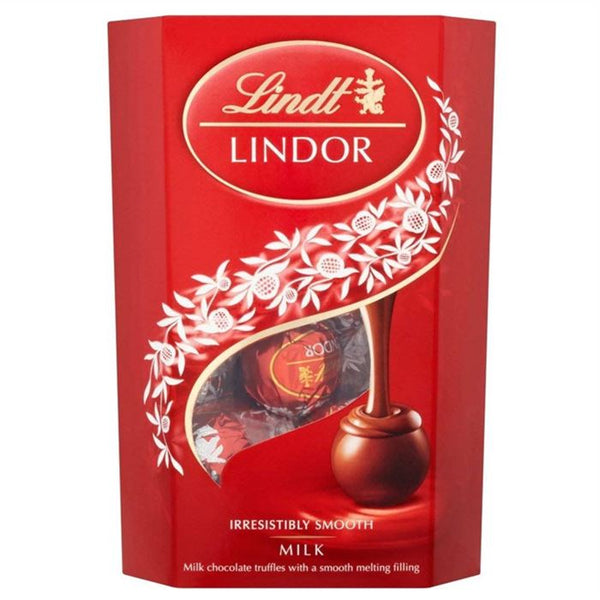 Buy lindt lindor milk chocolate online in india. Buy all types of imported chocolates, imported chocolate, imported candy, imported candies, foreign chocolate, foreign chocolates, foreign snacks, foreign biscuites, foreign cookies, international chocolates, international snacks, imported cooikes, imported biscuits, imported cold drinks, imported drinks, dry fruits, dates, honey, spread, imported chips, imported wafers, imported marshmallow, imported jelly near you on https://www.chocoliz.com/ 