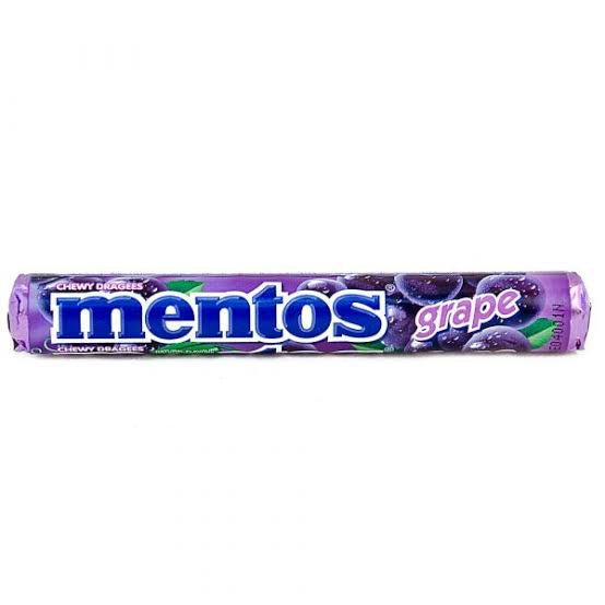 Buy mentos grape online in india. Buy all types of imported chocolates, imported chocolate, imported candy, imported candies, foreign chocolate, foreign chocolates, foreign snacks, foreign biscuites, foreign cookies, international chocolates, international snacks, imported cooikes, imported biscuits, imported cold drinks, imported drinks, dry fruits, dates, honey, spread, imported chips, imported wafers, imported marshmallow, imported jelly near you on https://www.chocoliz.com/ 