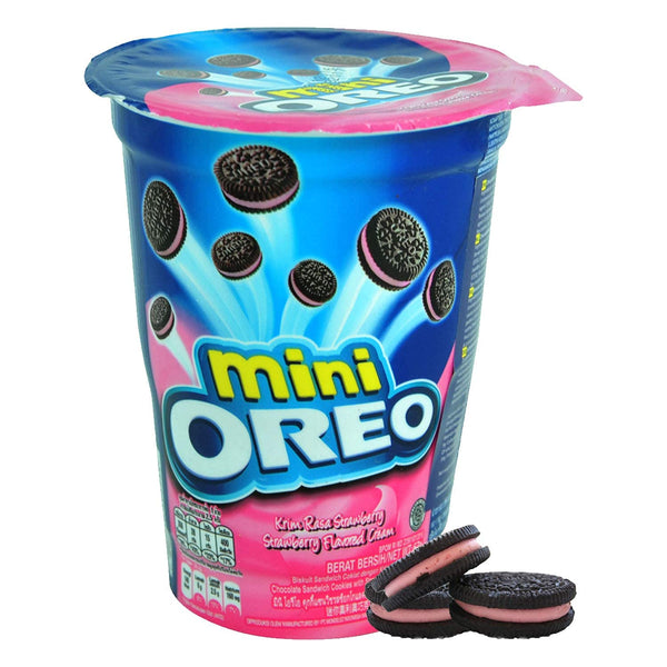Buy Cadbury mini oreo strawberry online in india. Buy all types of imported chocolates, imported chocolate, imported candy, imported candies, foreign chocolate, foreign chocolates, foreign snacks, foreign biscuites, foreign cookies, international chocolates, international snacks, imported cooikes, imported biscuits, imported cold drinks, imported drinks, dry fruits, dates, honey, spread, imported chips, imported wafers, imported marshmallow, imported jelly near you on https://www.chocoliz.com/ 
