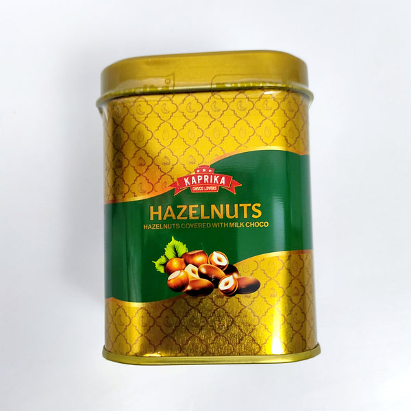 Kaprika Hazelnut Covered With Milk Choco 90Gm Heart Tin Pk(Gift Celebration Pack)