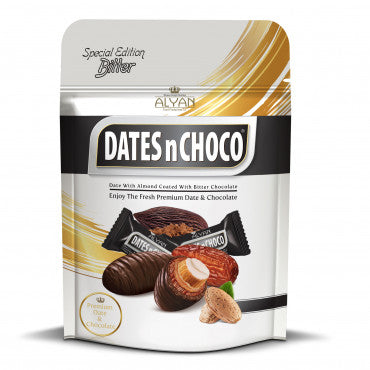 Alyan Dates N Choco Bitter Chocolate 90Gm (Imported Choco Date)