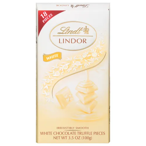 Lindt Lindor White Chocolate 100Gm (Imported White Chocolate)