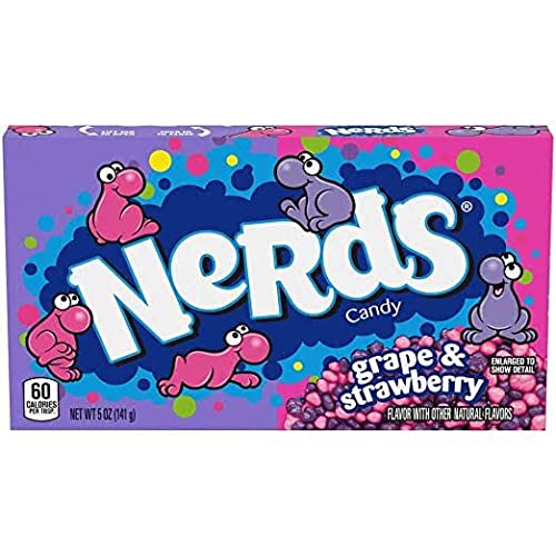 Nerds Grapes & Strawberry Candy 142Gm (Imported Candy)