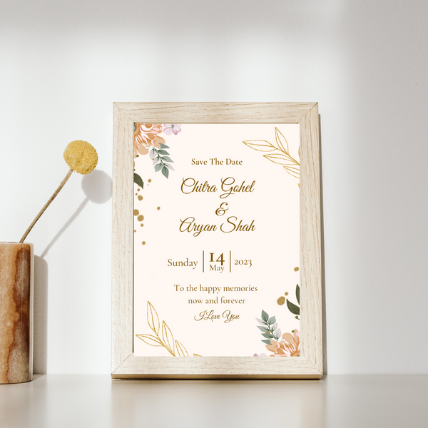 Couple frame - perfect gift for wedding or anniversary