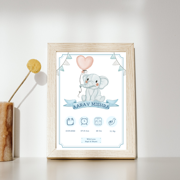 Baby detail frame - perfect gift for boy and girl