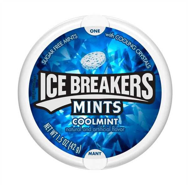 Ice Breakers Cool mint Flavoured Mints 42gms (Imported)