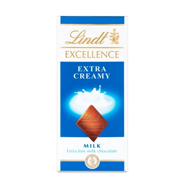 Lindt Excellence Extra Creamy Milk Chocolate, 100g (Imported)