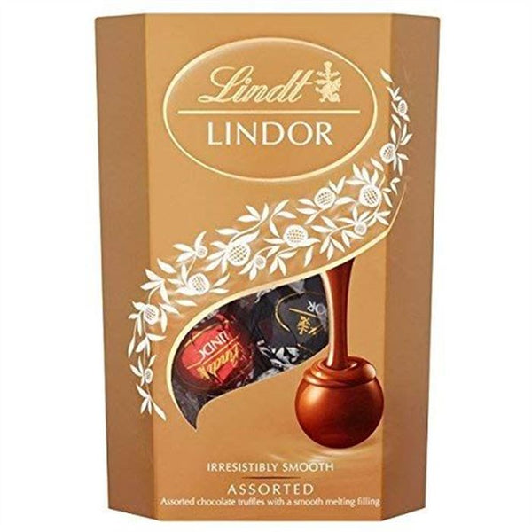 Buy lindt lindor assorted chocolate online in india. Buy all types of imported chocolates, imported chocolate, imported candy, imported candies, foreign chocolate, foreign chocolates, foreign snacks, foreign biscuites, foreign cookies, international chocolates, international snacks, imported cooikes, imported biscuits, imported cold drinks, imported drinks, dry fruits, dates, honey, spread, imported chips, imported wafers, imported marshmallow, imported jelly near you on https://www.chocoliz.com/ 