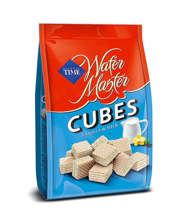 Buy Cizmeci Time Wafer Master Cubes Vanilla 100gm (Imported Wafer) online in India | Chocoliz | Imported chocolates, Biscuits and snacks | Foreign chocolates, cookies and snacks | www.chocoliz.com