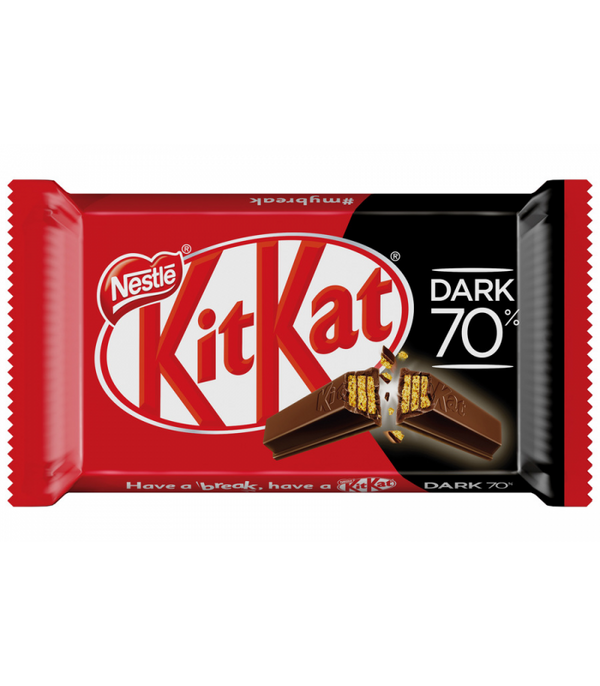 Buy Nestle Kit Kat Dark 70% 4 Finger Bar (Imported Dark Chocolate) Online In India |  Chocoliz | Imported chocolates, Biscuits and snacks | Foreign chocolates, cookies and snacks | www.chocoliz.com