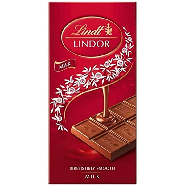 Lindt Lindor Milk Chocolate Bar 100Gm(Imported Chocolate)